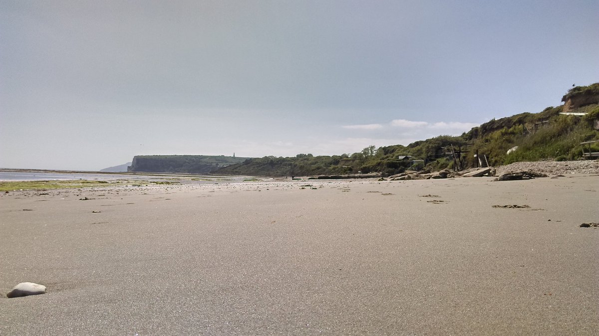 View from the office. The Beach Hut. Bembridge. Isle of Wight.