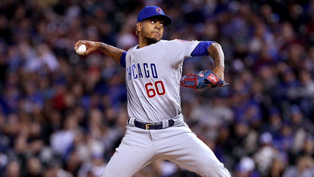 Cubs's tweet photo. The #Cubs today recalled RHP @felixpena25 from @IowaCubs and optioned LHP Zac Rosscup to Triple-A. https://t.co/Zz60vgXClP