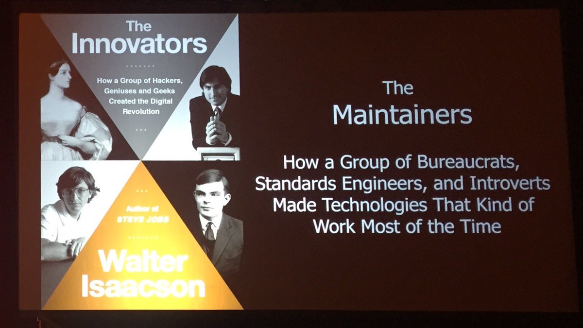 "Our culture worships innovation. Well what about the maintainers?" Watch <a href="/The_Maintainers/">The Maintainers</a> at our closing keynote! #MainstreamConf