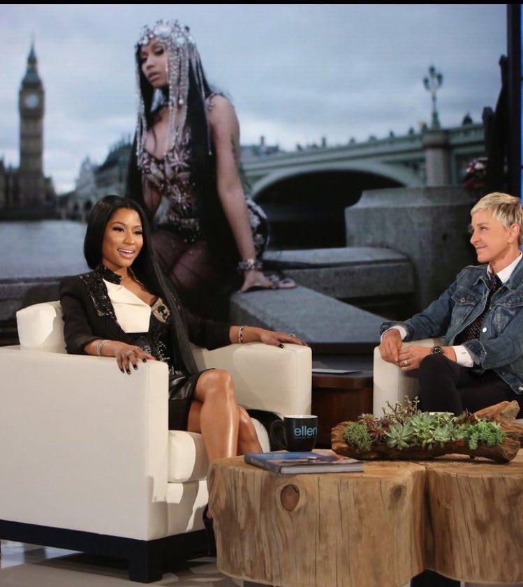 _onlyydess's tweet photo. Two Icons ✨💕 #NickiOnEllen https://t.co/GtP8SaQzgR