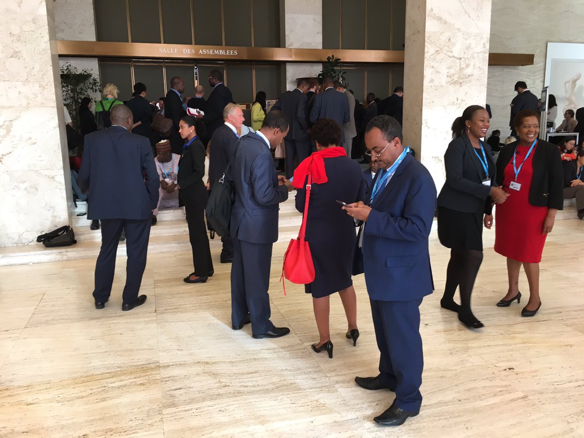MamaDaktari's tweet photo. .@MamaDaktari #DGelection #tension round 1 #yes, he did it! Almost 2/3ths round 2!...a bit more patience...happy faces, smiles #WHA70 @WHO https://t.co/4DUQmbWe0O