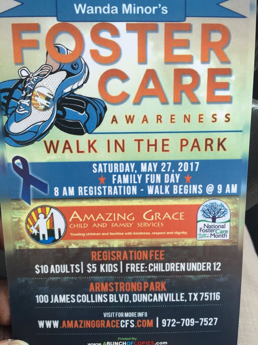 AmazingGraceCFS's tweet image. The Foster Care Walk is this Saturday!