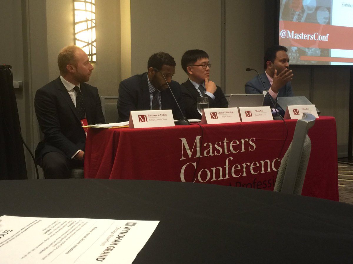 JeffSallingEDD's tweet photo. Talking about the rules. @harrison @charles @hong @niloy @MastersConf      Always a fan of this discussion. https://t.co/ZwAOARQocc