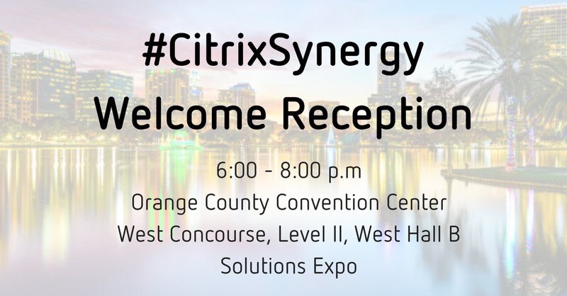 reillyusa's tweet photo. And with a wave of a magic wand, I become #ctodj - who's coming to party? #CitrixSynergy https://t.co/viZDp5O85I