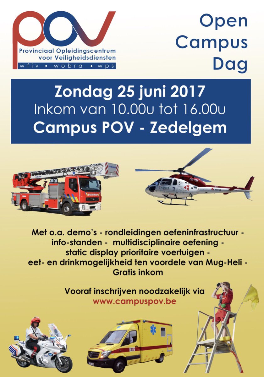 Open Campus Dag - Registratie vereist via campuspov.be