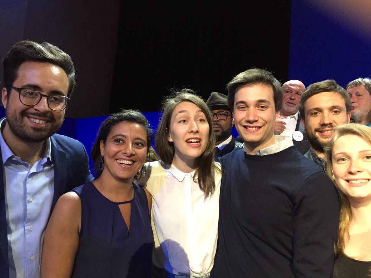 bouchranazzal's tweet photo. Equipe de choc #circo7506 avec @Pierr_Person notre candidat et @mounir Mahjoubi au meeting Ile-de-France #laRepubliqueEnMarche #législatives https://t.co/KErMKl01aV
