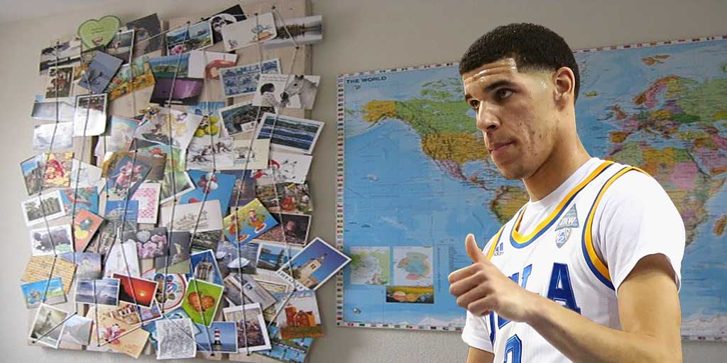 Lonzo Ball loves collecting postcards...or does he? » spr.ly/60168czNo https://t.co/LkuLOLr5Ri