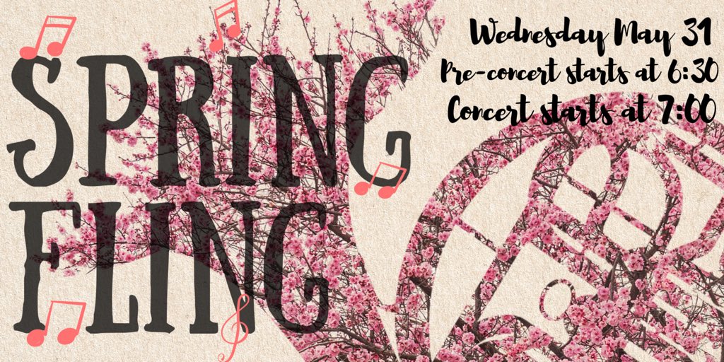 spring spring spring 🌸 VSS invites you to its Spring Fling concert on the 31st of May! See you there!