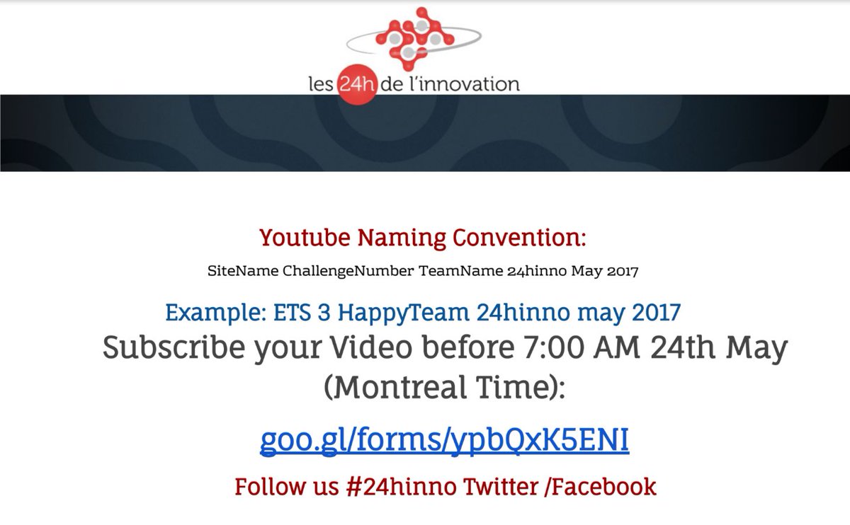 24hinno's tweet photo. Submit your video: https://t.co/idxsxT5t3y (7am MTL time) w/name: Site Challenge Team 24hinno may 2017 (Ex UTT 3 HappyTeam 24hinno may 2017) https://t.co/cZD06jKrXR