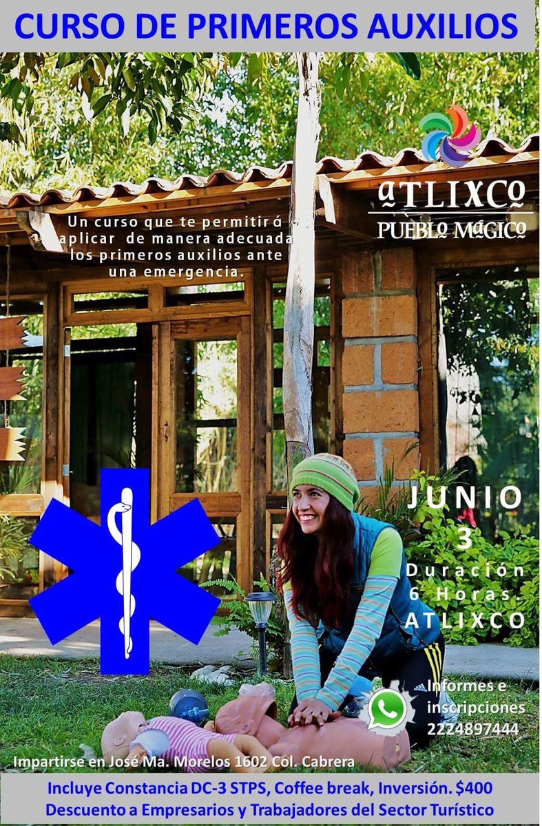 Eres del sector turístico, prestador de servicios o público en general, esto te interesa. Se parte de este curso, puedes salvar muchas vidas