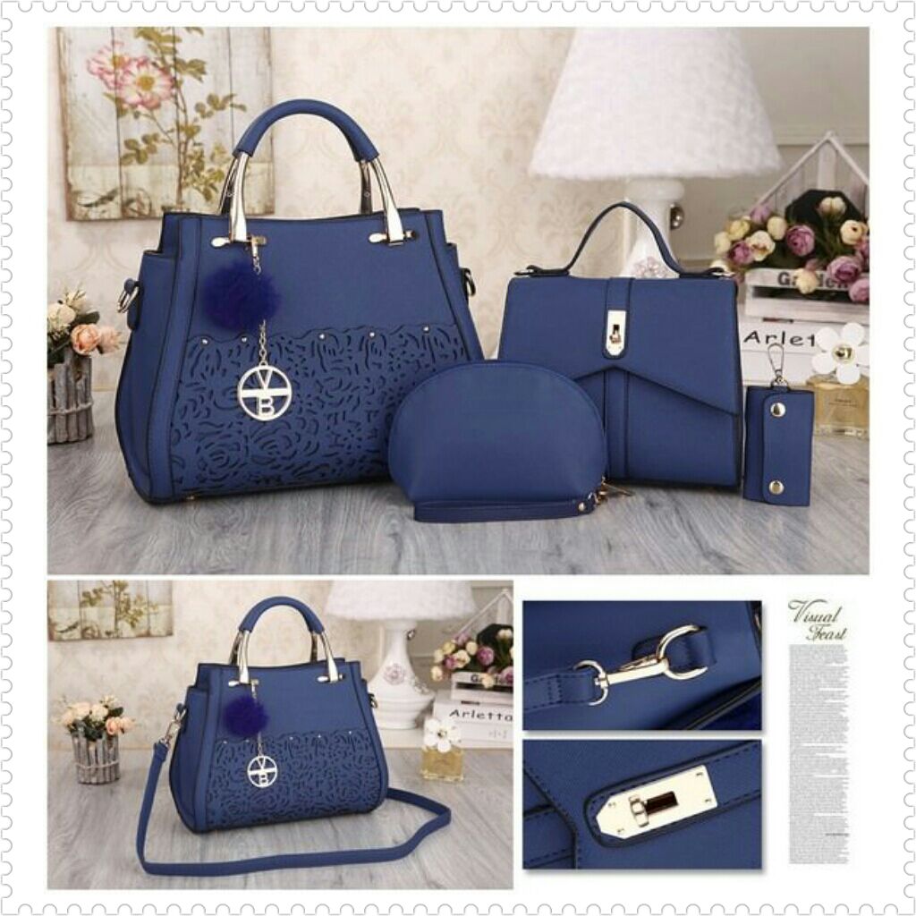 PCA2397 Navy PU IDR 235.000 31x14x22 (22.5x11.5x17) 1.9Kg