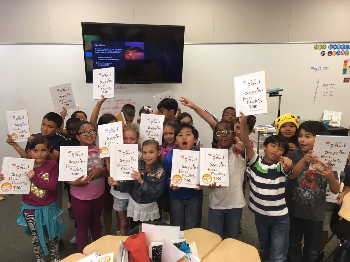 MrsAMarcial's tweet photo. These published authors were super excited to receive their final product! #camlearns #studentreasures https://t.co/uOyd7pMEnJ