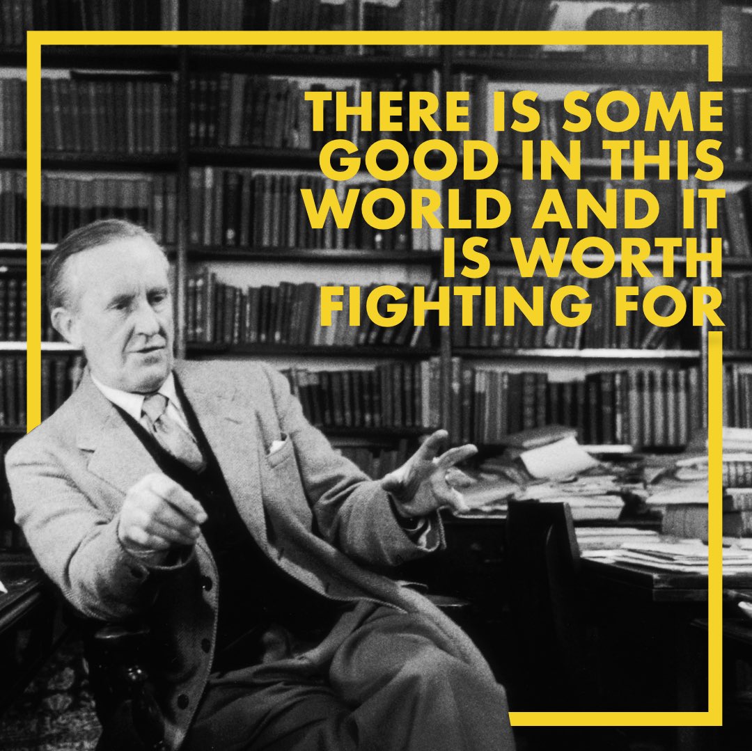 KevinMuico's tweet photo. There is some good in this world, and it's worth fighting for. - JRR Tolkien #hope https://t.co/CY8EP8WTjv