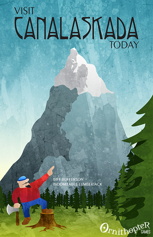 OrnithopterGame's tweet photo. Funny to remember back to July 2015 when #BuffMt was just an idea, a prototype, and this poster. #indiedev https://t.co/iI6oJ2sDGl