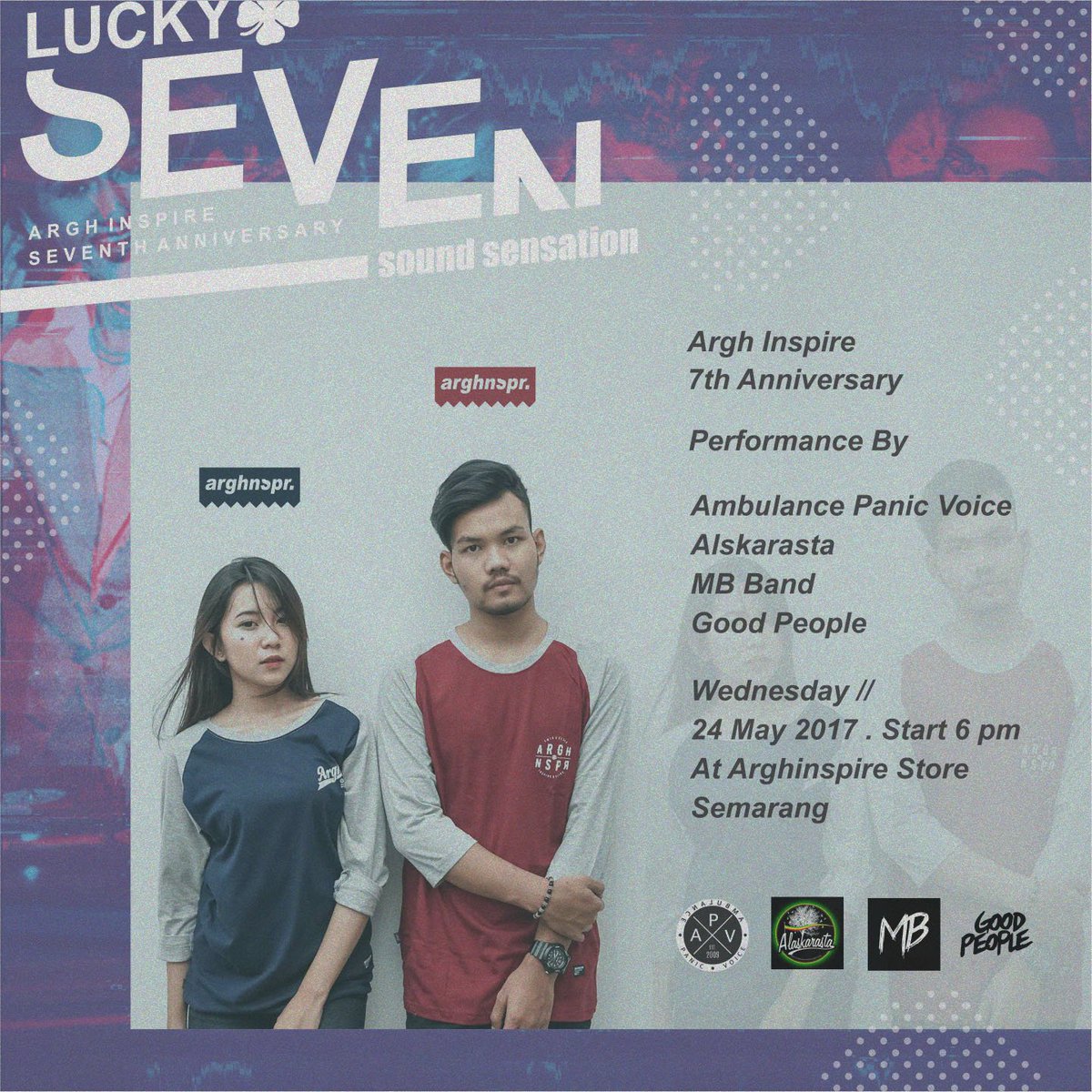 ARGH INSPIRE™ (@arghinspire) on Twitter photo Lucky Seven Sound Sensation !!!
<a href="/apvatlascity/">AmbulancePanicVoice</a>
<a href="/AlaskaRasta/">AlaskaRasta Semarang</a>
<a href="/mbpoppunk/">IG: mbpoppunk</a>
@goodpeople_dj
At Arghinspire Store Semarang. Lucky Seven Sound Sensation !!!
<a href="/apvatlascity/">AmbulancePanicVoice</a>
<a href="/AlaskaRasta/">AlaskaRasta Semarang</a>
<a href="/mbpoppunk/">IG: mbpoppunk</a>
@goodpeople_dj
At Arghinspire Store Semarang.