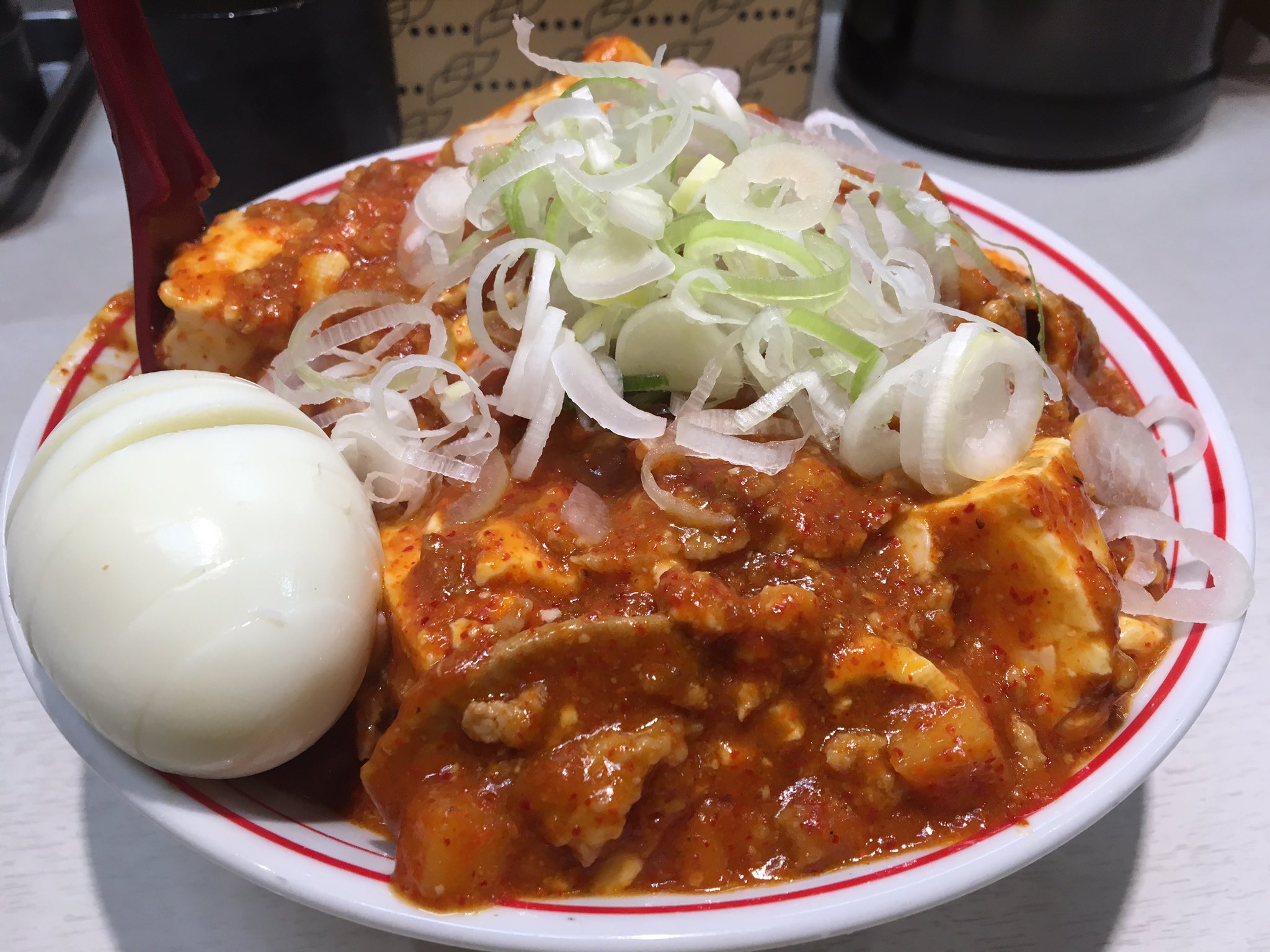 カニクリームコロッケ on Twitter "友よ〜友よ、友よ〜 友よ見てくれ赤い飯〜 中本 蒙古タンメン中本