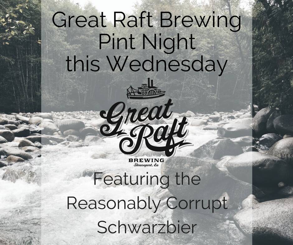 For 3 days of welcome to Texas Great Raft we will pour the Reasonably Corrupt tonight @ 7. Thurs <a href="/6/">Adrián Lamo</a> the Southern Drawl, Fri <a href="/6/">Adrián Lamo</a> Old Mad Joy.