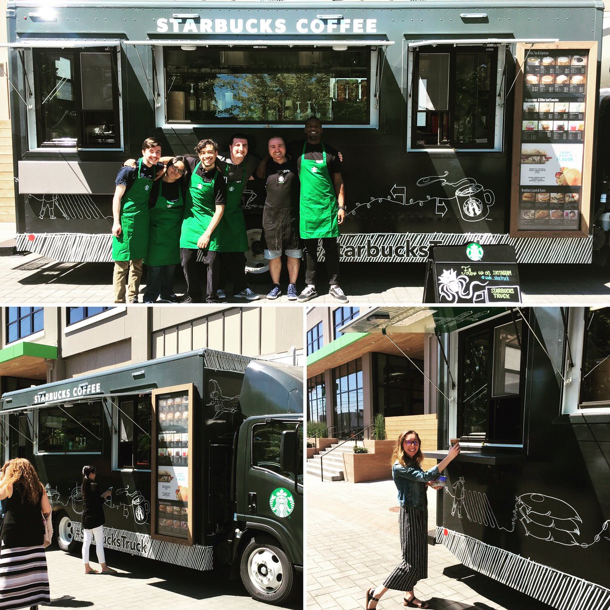 It's official...the #StarbucksTruck is open!!!  HUGE congrats to Kris and team for leading the open of our 1st ever CO Starbucks Truck!