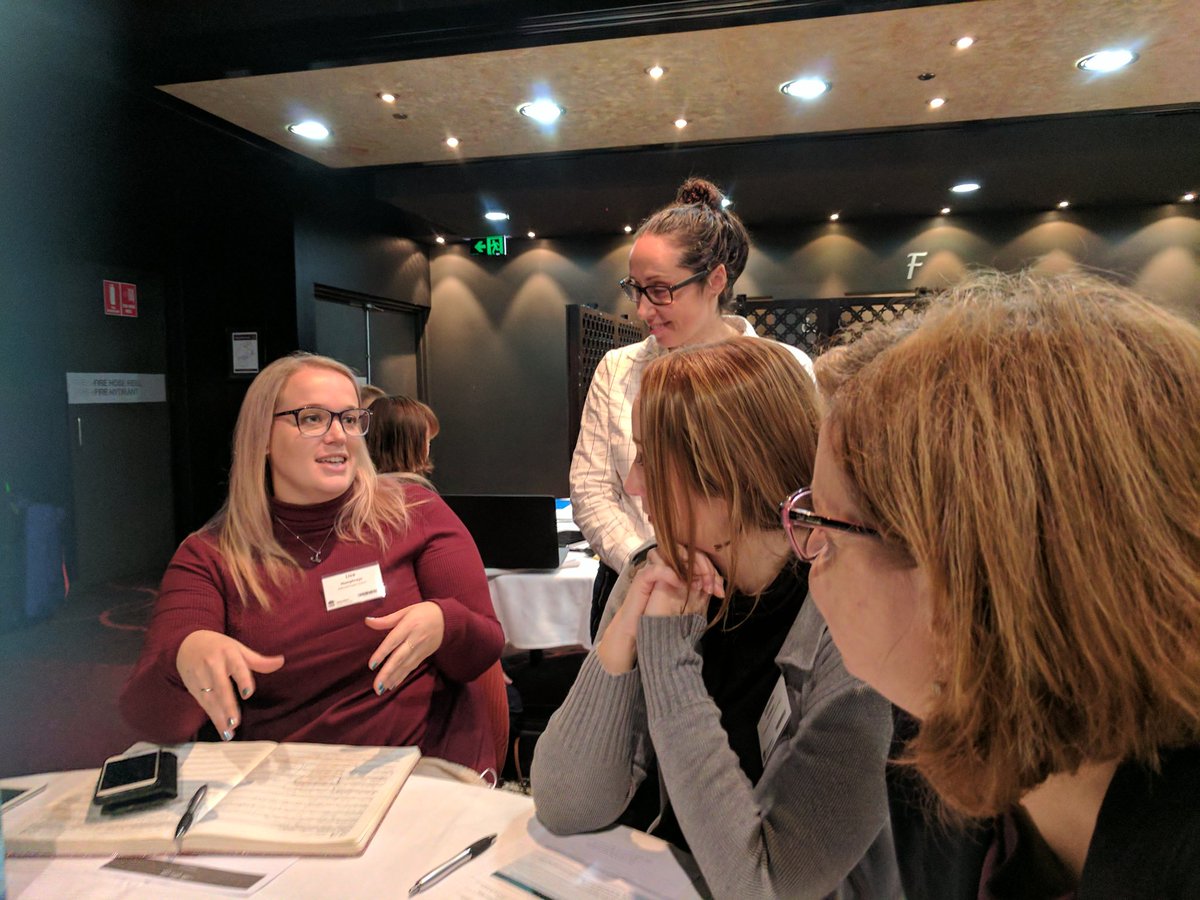 HelenKotevski's tweet photo. #EAfS17 the amazing @LisaHumphreys10 sharing her observations of the strategies students use to solve mathematical investigations. https://t.co/tlHJarpZ6V