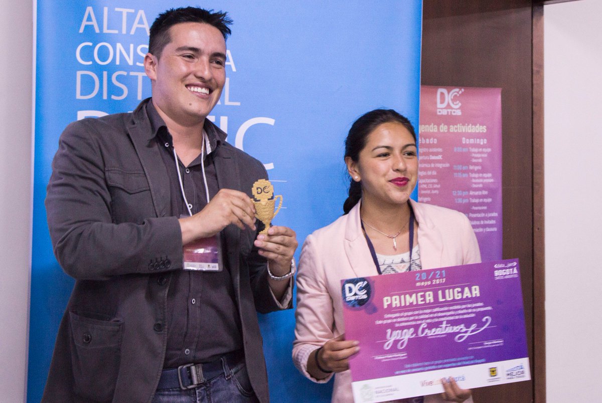 Lab101UNAL's tweet photo. Conoce los ganadores de #DatosDCSuba Yage creativos, Euclidianos de la movilidad y Bogotá no olvida. Grandes propuestas usando @OpenData https://t.co/uLSMPKJhVc