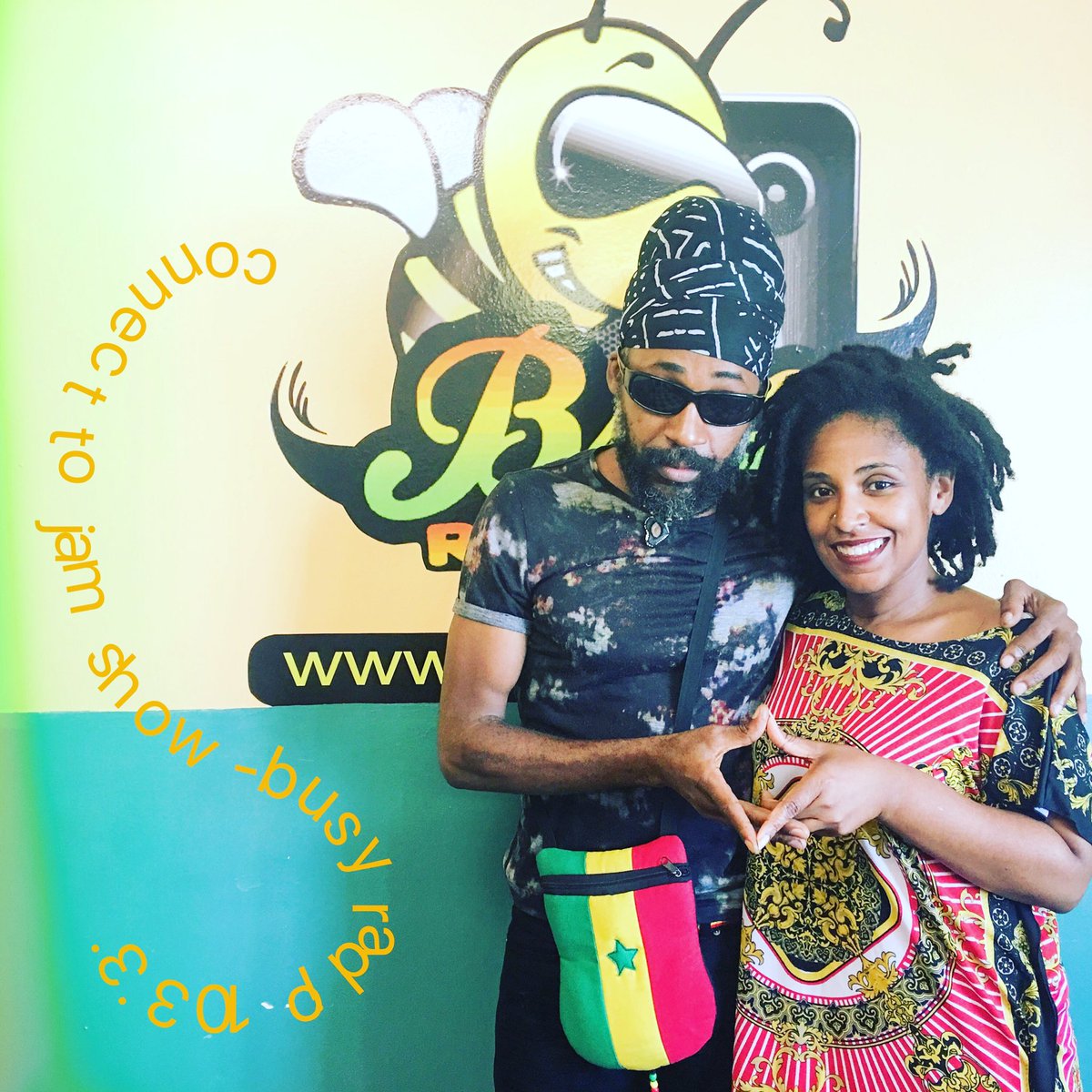 Dionne Adessa from the connect to jam show on busy radio 103.3. - check my official Lutan Fyah Fb page for recap of interview #reggaemusic