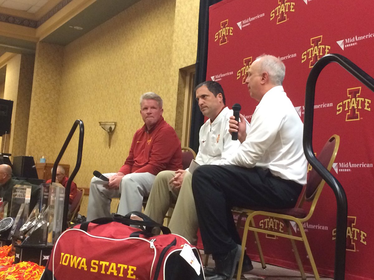 PatCBS2's tweet image. Cyclones in Cedar Rapids! @CycloneMBB @CycloneWBB