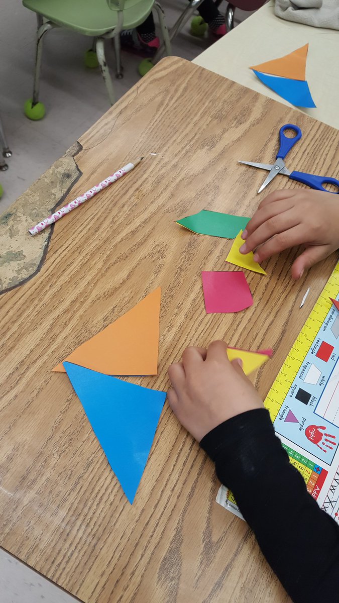 JessiRoZe's tweet photo. Grade 2 Goobers @PrincessE_GEDSB are loving Tangrams. #mathishappening https://t.co/ia1RPs3n1m