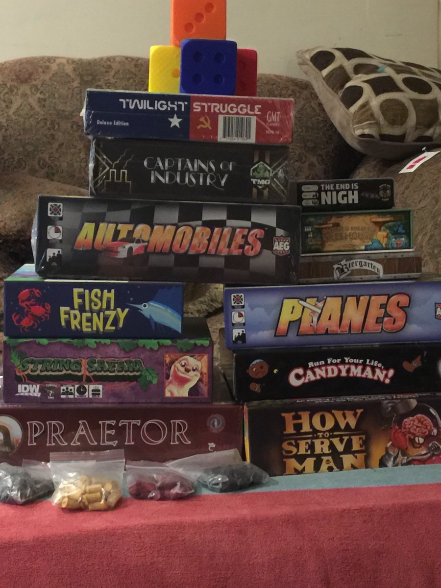xTDSPx's tweet photo. Here is the haul Abby and I brought back from @Geekway. Not pictured is Jack the Ripper from @Crypt_Monkey we gave her cousin. https://t.co/G47Q3Xivv3