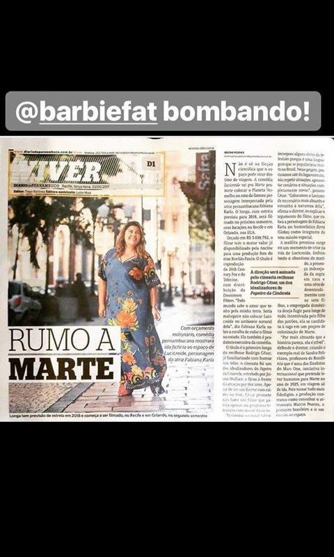 fkarla_fc's tweet photo. @Fkarla Bombando com uma matéria no @DiarioPE #FabianaKarla #ShowGirlDePE #VemSucessoPorAi #FabianaKarla #Barbiefat #FkStyle https://t.co/1FPIBQVqeD