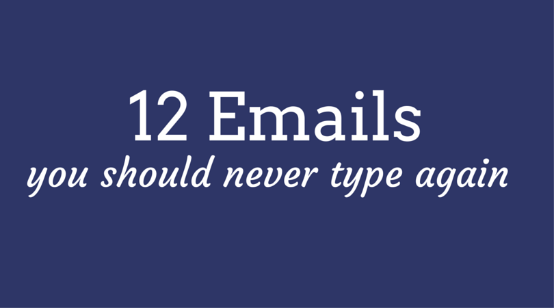 12 emails you should never have to type again from @valgeisler -- great list of canned responses to have ready! bit.ly/2rOxNhS