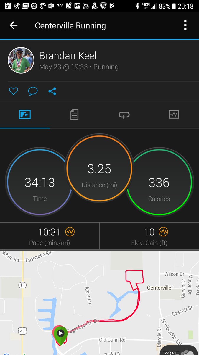 troy_keel_18's tweet photo. Ran 3.25 miles with some #RunforGodWR friends. 15.25 miles total for today! #IRun4Hunter #earthathon #dreampacers π https://t.co/C3716hX5zf
