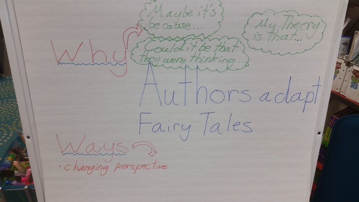 mr_christenson's tweet photo. Launching an investigation to figure out ways and why authors adapt fairy tales. #bemisthinkers #3rdgradeauthors https://t.co/rCLt1ISqag