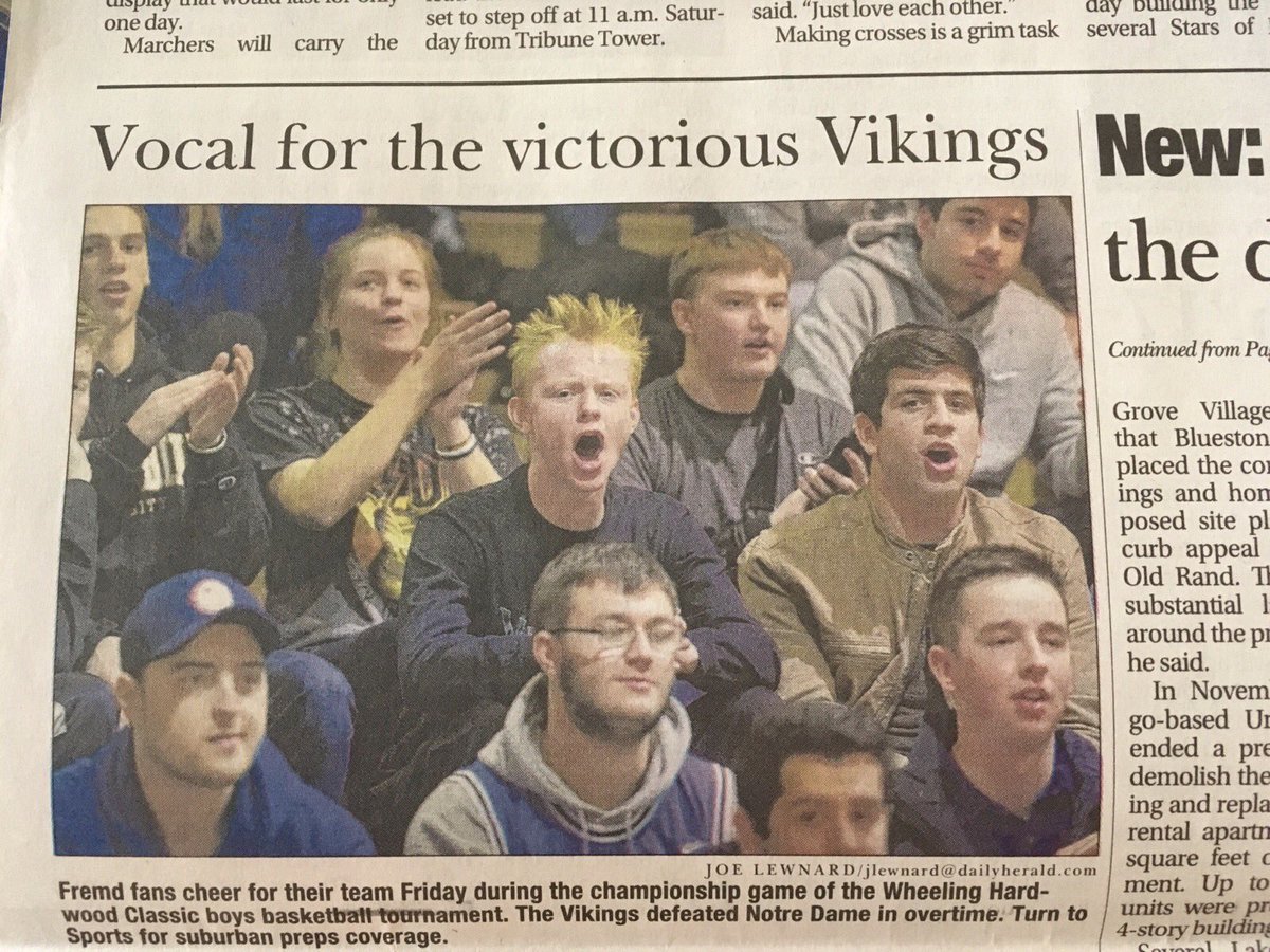 keane_tommy's tweet photo. Second round in the daily herald with this kid @ScharmanK https://t.co/V9oOa26OZ1