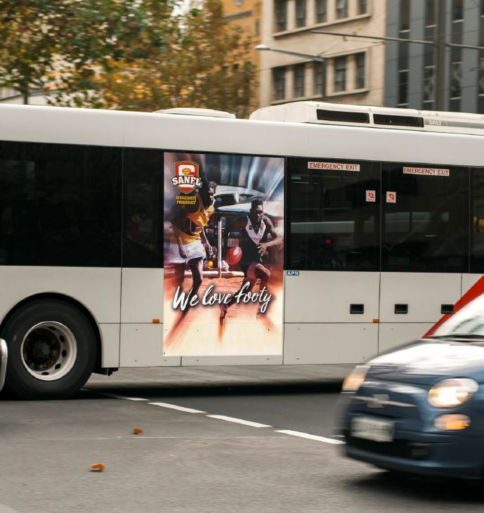 SANFL's tweet photo. Who's seen the new #SANFL branded buses around town? #IndigenousPrograms #WeLoveFooty https://t.co/mpypg3JjZ2