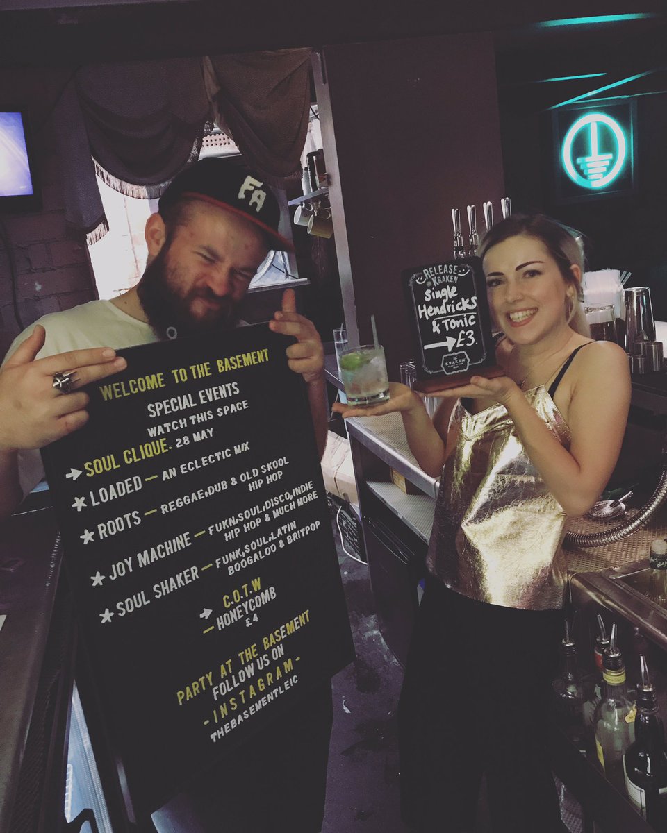 thebasementleic's tweet image. SOUL CLIQUE is back for this Bank Holiday so don&apos;t miss out this week!Also don&apos;t miss out on a single @hendricksgin &amp;amp; tonic for £3!🙌🏻😆