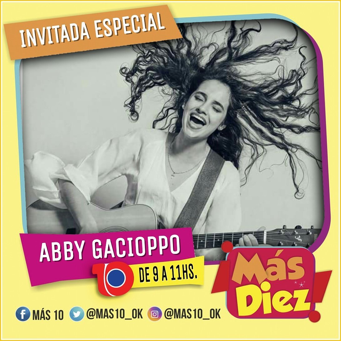 Mas10_ok's tweet photo. Mañana nos visita @AbbyGacioppo. Te invitamos a disfrutar de toda su música de 9 a 11hs. por @canal10tucuman1. https://t.co/rpepVTgsup