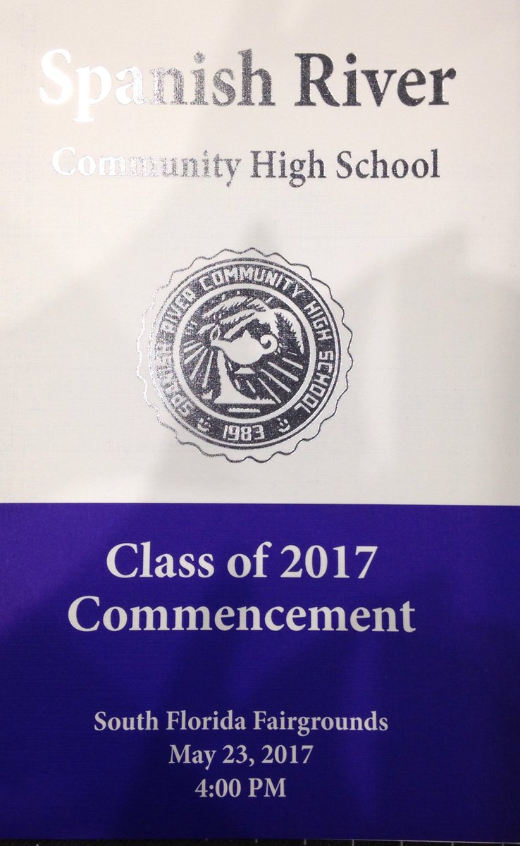 EAllen_Designer's tweet photo. When your river is running low &amp; your dreams are almost dry; your 💙 will always lead you back to #SpanishRiverHigh 🦈 #Graduation2017 #Sharks https://t.co/RUhNPFMIbm