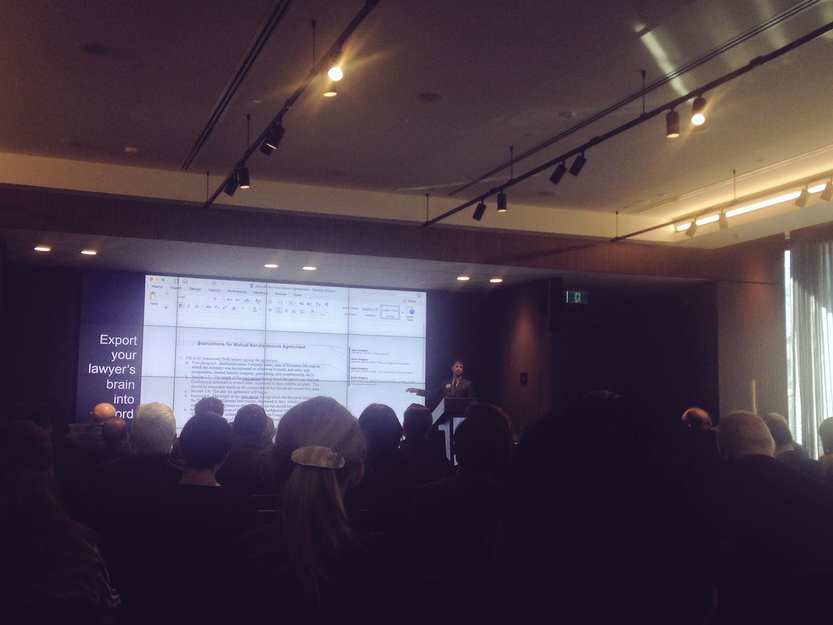 missdiorsheree's tweet photo. .@LegalSifter #legaltech to review contracts utilizing #AI and #deeplearning for law firms to expand business #DLSconference @DeakinLaw https://t.co/6BrzM7nzIl
