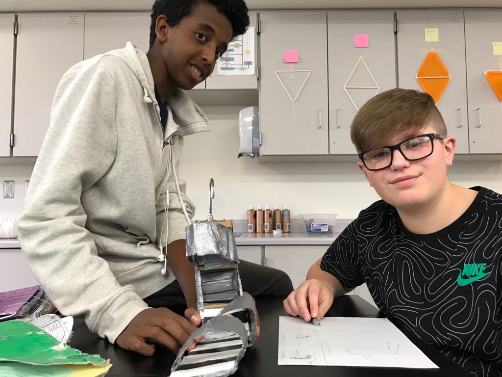 kimpavlovich's tweet photo. Third step: PLTW students create prototype prosthetics for cerebral palsy patients. #PLTW @gblodgettanoka @AHSchools https://t.co/7OruRfjC2f