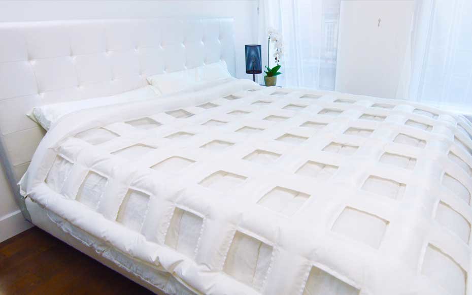 Freezing while your partner is sweating? This smart comforter has an answer.