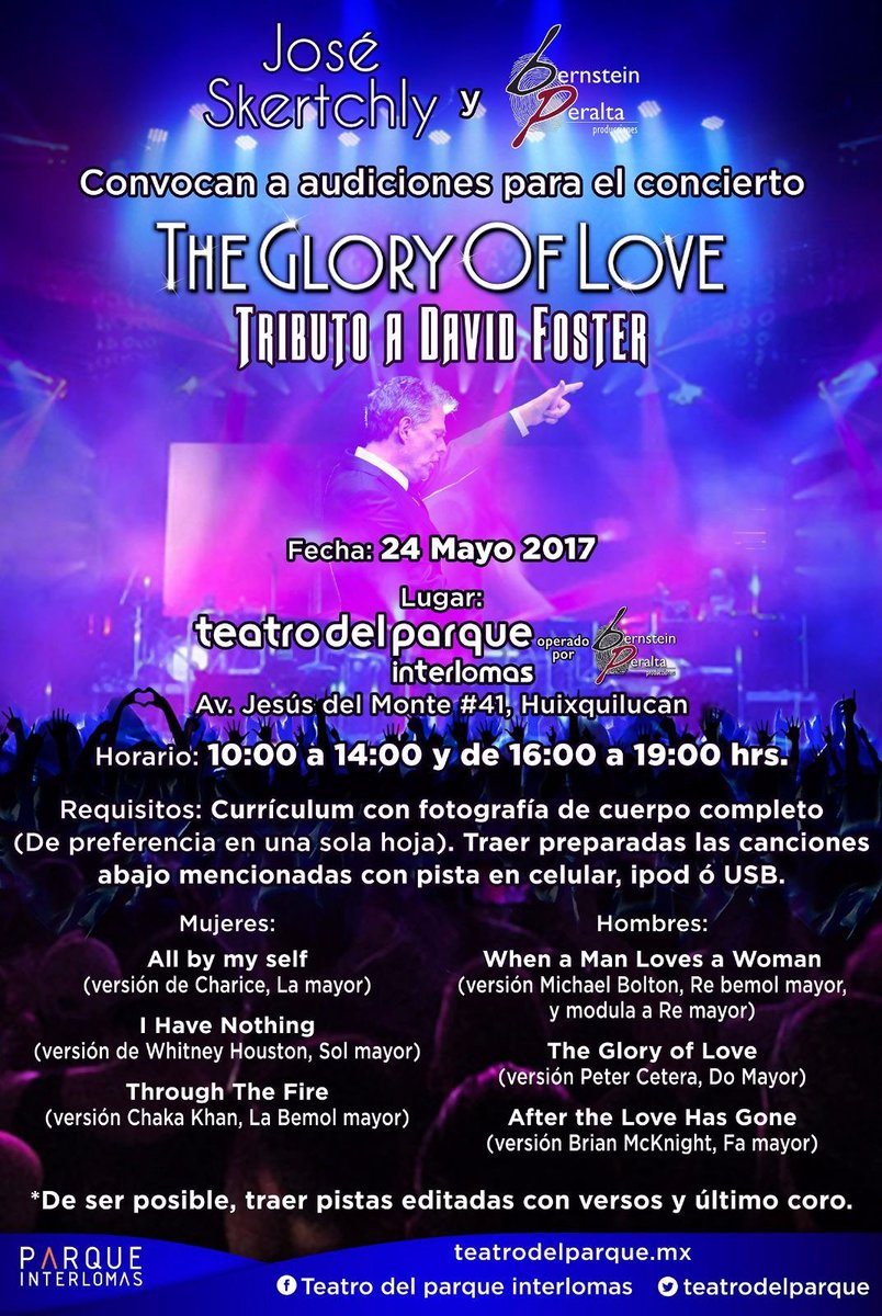 #AUDICIONES #CANTANTES 
Los esperamos mañana.