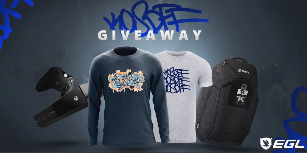 KOSDFF's tweet image. KOSDFF APPAREL GIVEAWAY!! 

WIN KOSDFF APPAREL, AN XBOX ONE + EGL FLYTE BACKPACK!

ENTER HERE: bit.ly/KOSDFFGIVEAWAY

RT FOR BONUS ENTRY!!