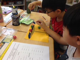 VintnerAngela's tweet photo. Students having fun and learning a LOT about algebra using Hands On Equations. #4VCoolStuff201617 #AISGZ https://t.co/TFOSJJglRN