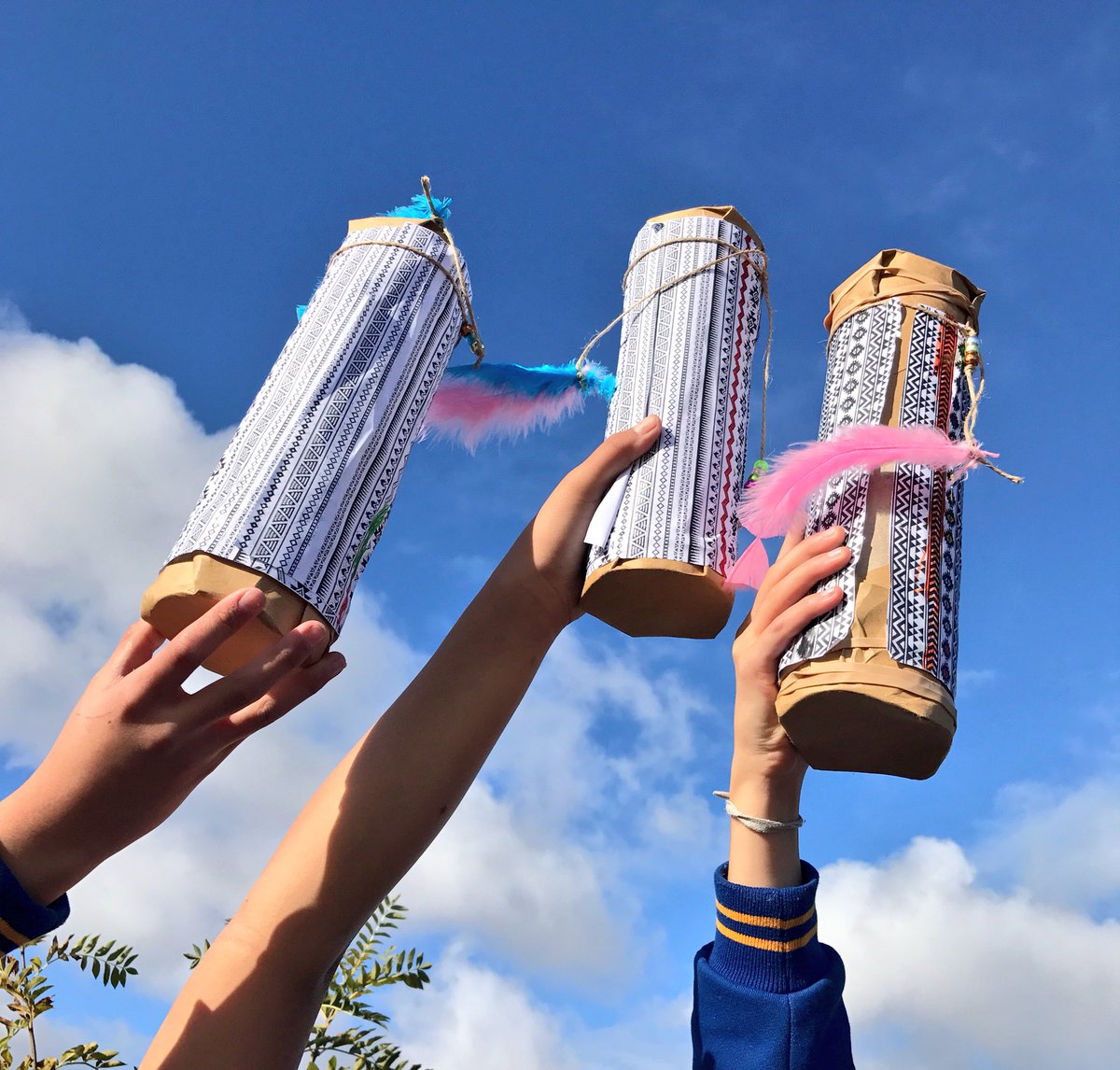 MissBrownACPS's tweet photo. 💜💜 We made rain makers with our buddies for #buddyday ! @MrsBretag @AitkenCreekPS 💜💜 https://t.co/a5P5BlwTBr