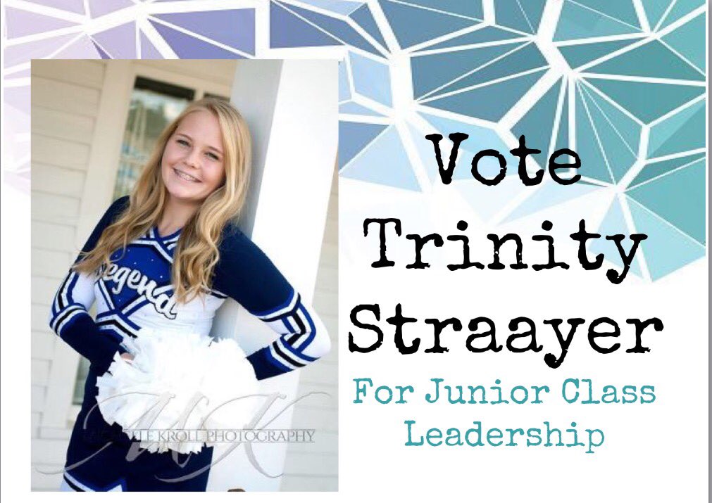 Tomorrow morning is elections in the gym! Be there!!💙