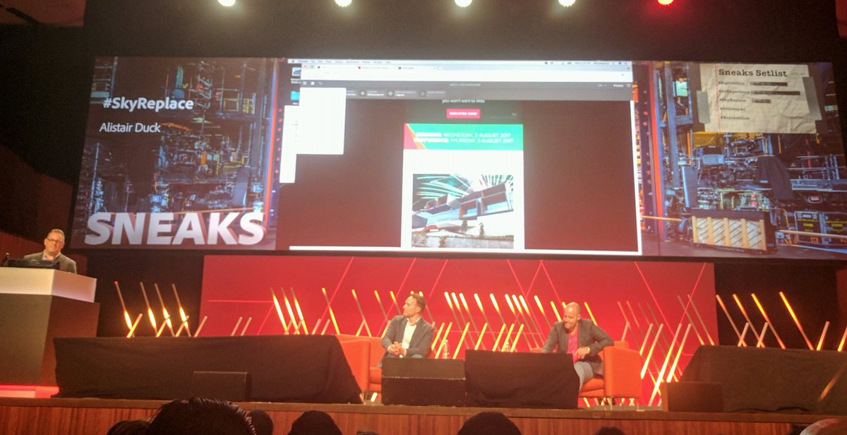marketing_bloke's tweet image. Adobe&apos;s​ #Skyreplace takes the graphic designer out of the EDM campaigns. Results aren&apos;t great. #AdobeSymp #cure