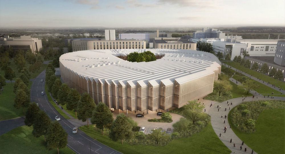 Nueva sede y laboratorios de AstraZeneca en Cambridege por Herzog &amp; de Meuron Arquitectos ow.ly/f9mK30bZF7w vía <a href="/arqyempresa/">Arquitectura y Empresa</a>