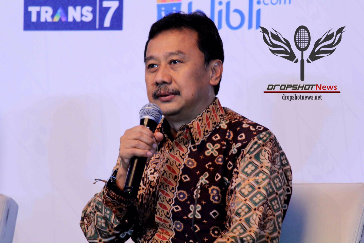 Bapak Budi Darmawan at Press Conference BCA Indonesia Open Super Series Premier 2017