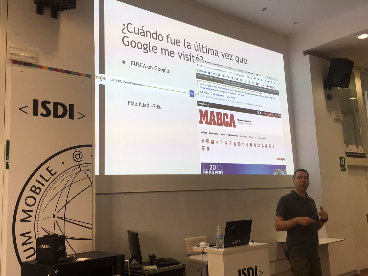 telecoming's tweet photo. ¿Cuando fue la última vez que @Google te visitó? Indexación @adigital_org @ISDI_edu #workshopSEO #AdrianHall #digital #internet #robots https://t.co/3SMcfeRwN2