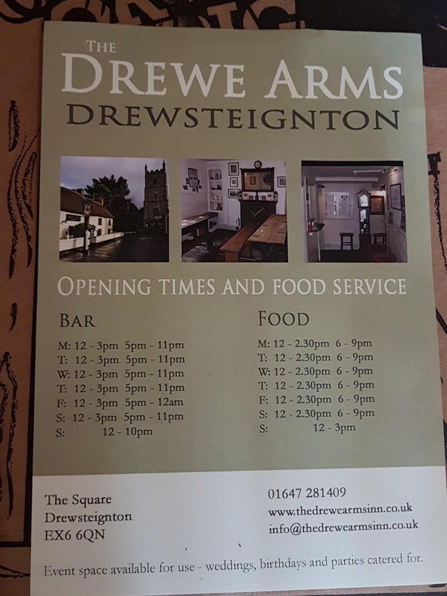 The Drewe Arms tweet media